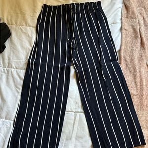 Pinstriped cropped pants. Pac sun LA hearts